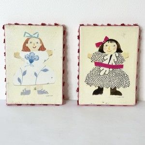 lot of 2 Oopsy Daisy‎ kids 5x7” art work By Melissa Sweet Wall Decor